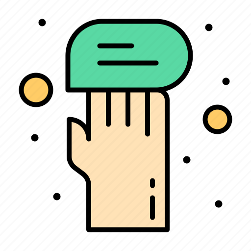 Chat, comment, feedback, hand icon - Download on Iconfinder