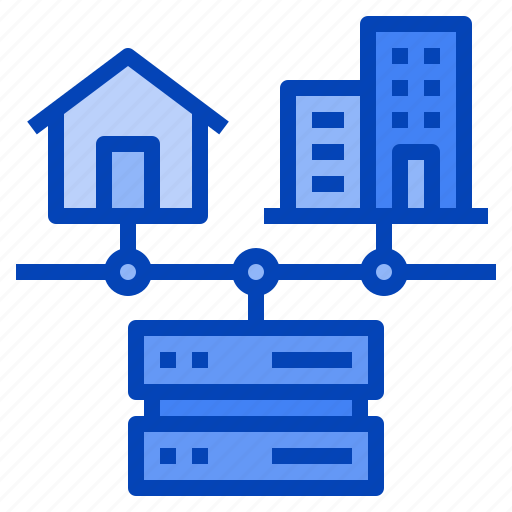 At, cloud, computing, connection, home, office, work icon - Download on Iconfinder