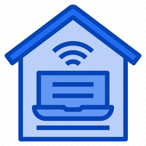 At, from, home, office, online, work, workplace icon - Download on Iconfinder