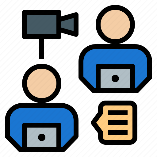 At, communicate, connection, home, office, video, work icon - Download on Iconfinder