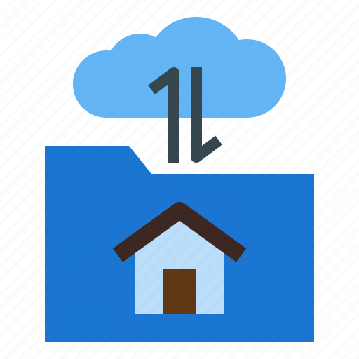 At, cloud, file, home, office, upload, work icon - Download on Iconfinder