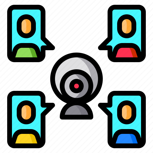 Cam, conference, man, office, work icon - Download on Iconfinder