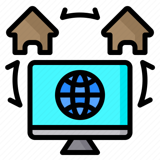Computer, global, home, network, work icon - Download on Iconfinder
