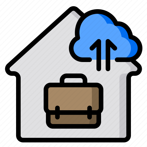 Bag, cloud, home, weather, work icon - Download on Iconfinder