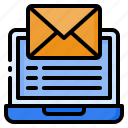computer, email, envelope, laptop, mail, message, send