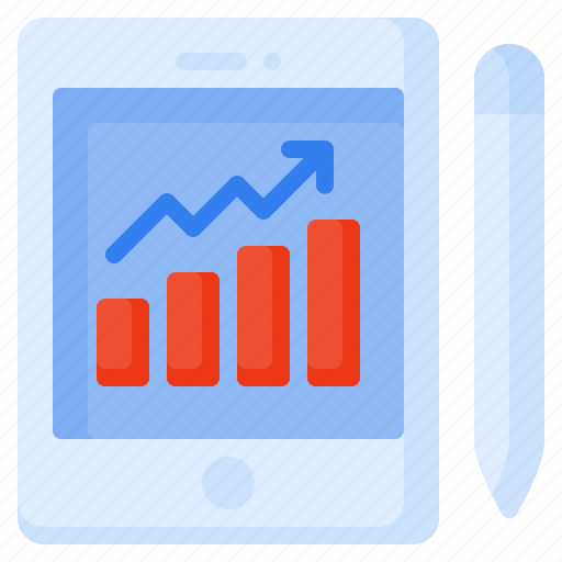 Analytics, bar chart, chart, report, seo, statistics, tablet icon - Download on Iconfinder