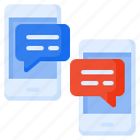 bubble, chat, chatting, group, message, mobile, smartphone