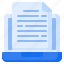 computer, document, file, laptop, paper, pdf, sheet 