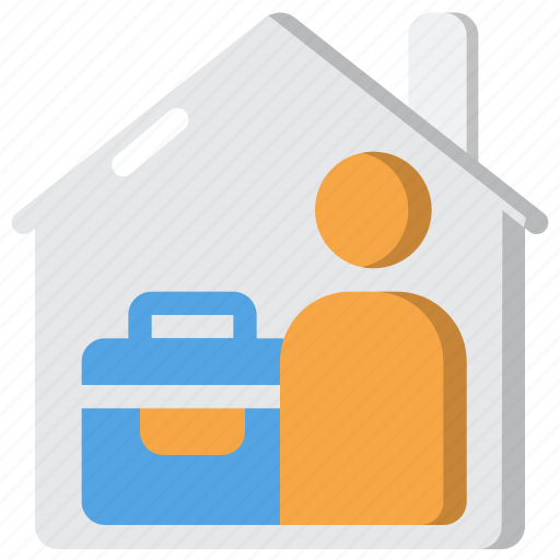 Building, distant, home, job, office, remote, work icon - Download on Iconfinder