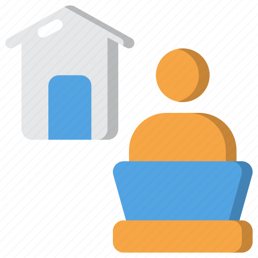 Building, distant, home, job, office, remote, work icon - Download on Iconfinder