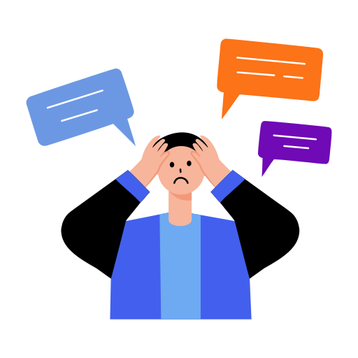 Self, talk, depressed, frustrated, burnout, workaholic icon - Download on Iconfinder