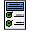 checklist, progress, order, criteria, files