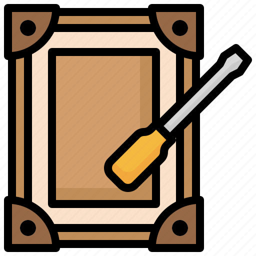 Frame, painting, paint, canvas, brush, creative icon - Download on Iconfinder