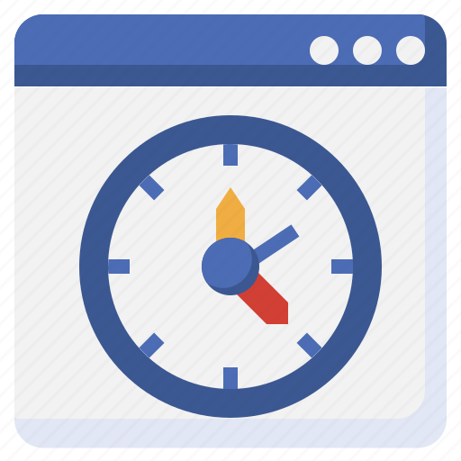 Clock, load, time, standby, web, browser icon - Download on Iconfinder