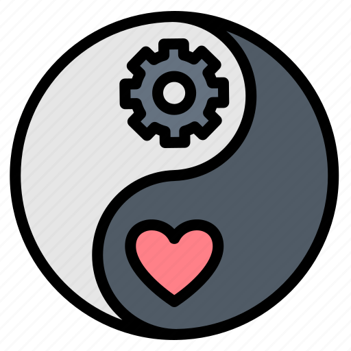 Balance, life, work, yang, yin icon - Download on Iconfinder