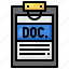 doc, file, word, document, format, clipboard 