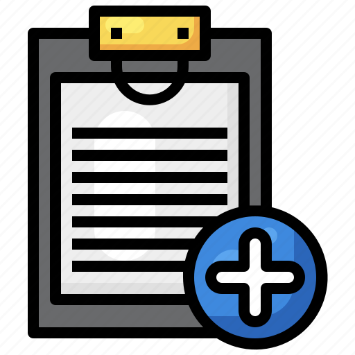 New, add, list, file, document, clipboard icon - Download on Iconfinder