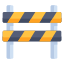 barrier, barricade, traffic barrier, road barrier 