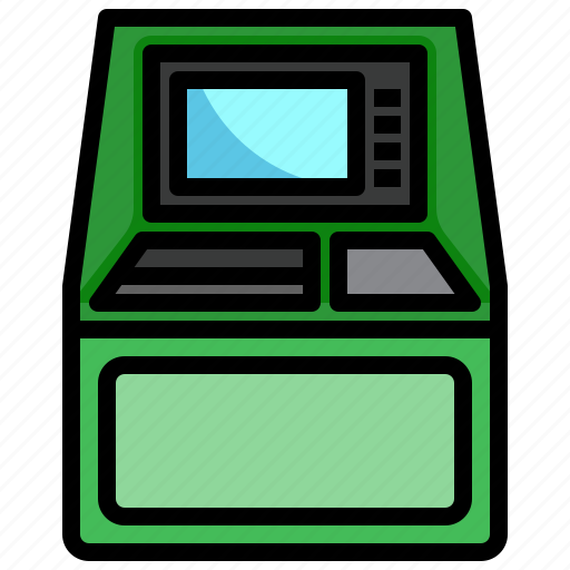 Atm, business, cash, money, bank icon - Download on Iconfinder