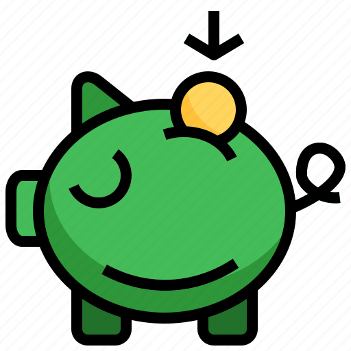 Saving, money, finance, business, save, pig icon - Download on Iconfinder