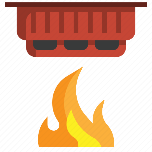 Fire, sensor, safety, alarm, system, smoke icon - Download on Iconfinder