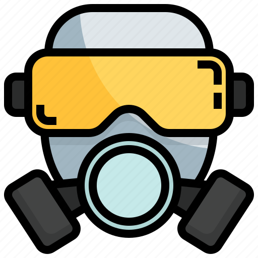Gas, mask, protection, danger, chemical, safety icon - Download on Iconfinder