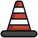 traffic, cone, street, safety, road, plastic