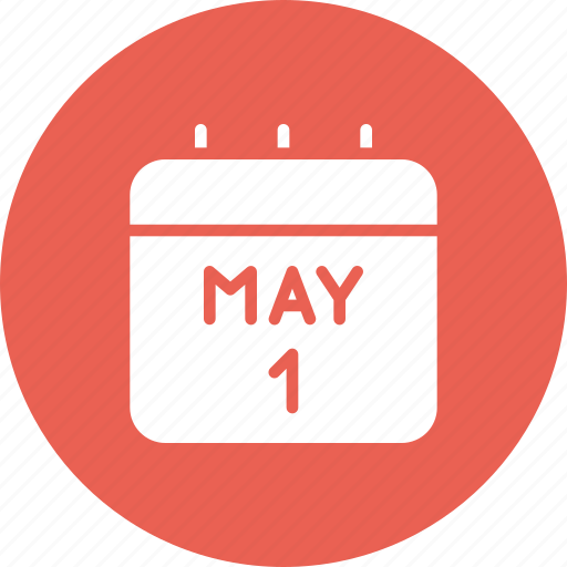 Calendar, labor, may, worker icon - Download on Iconfinder