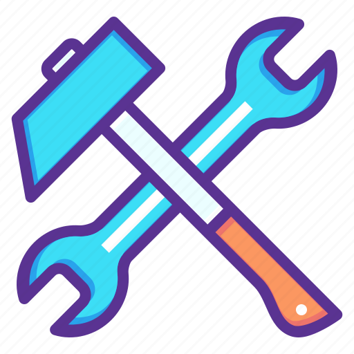 Hammer, repair, spanner, tools icon - Download on Iconfinder