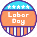 badge, labor, may, worker