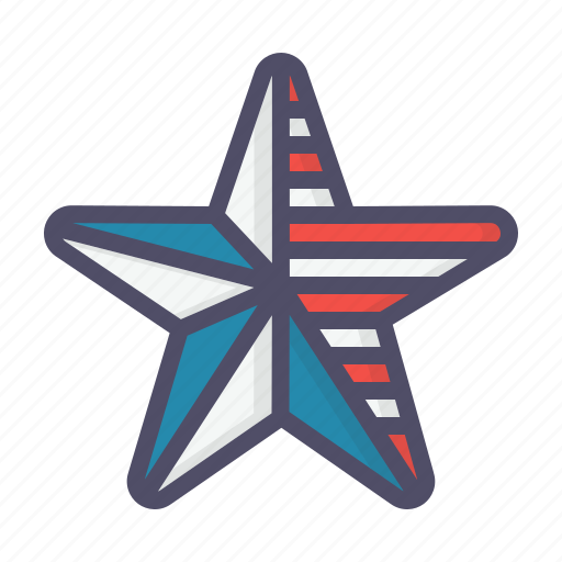 America, american, star, stripes icon - Download on Iconfinder