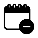 calendar, delete, cancel, event, remove, close