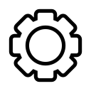 gear, cogwheel, configuration, setting, empty, set