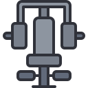 gym, exercise, weight, workout, bench, press