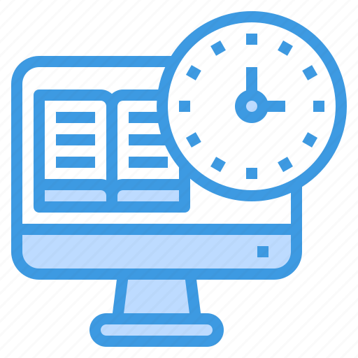 Business, clock, computer, management, time icon - Download on Iconfinder
