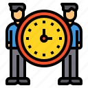 business, clock, management, team, time