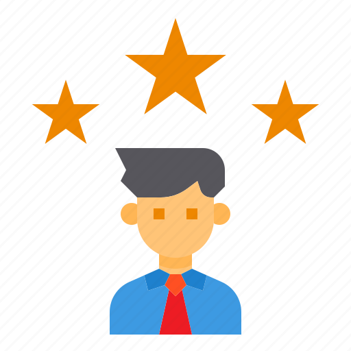 Business, businessman, promote, rating, star icon - Download on Iconfinder