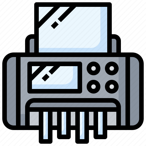 Paper, shredder, cutter, office, material, electronics icon - Download on Iconfinder