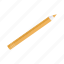 pencil, working, flat, icon, workplace, business, work, office, equipment 