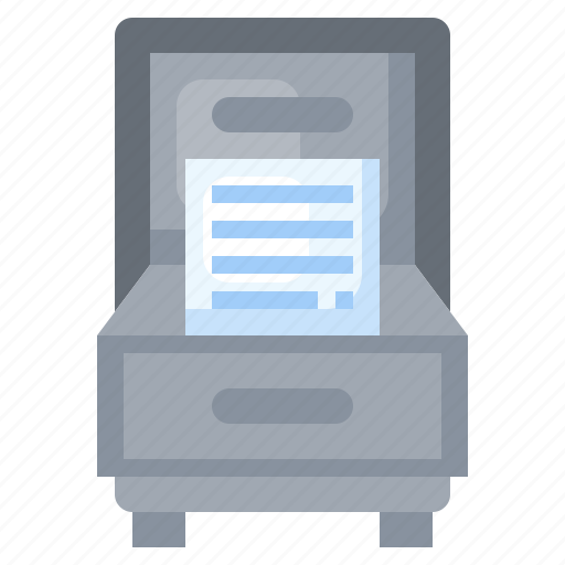 Filling, cabinet, file, office, material, document, furniture icon - Download on Iconfinder