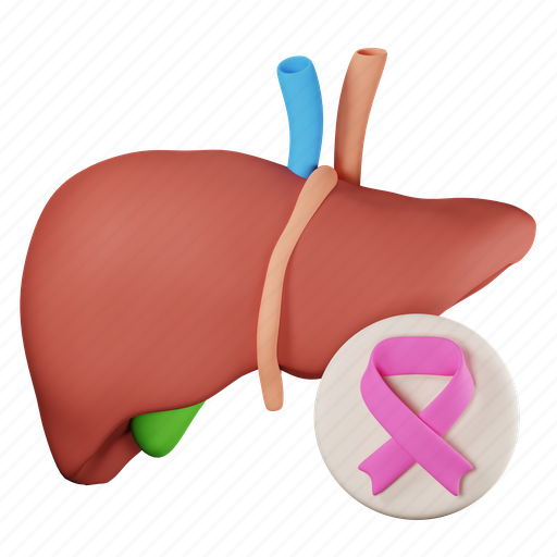Liver, cancer, medical, health, disease, care, treatment 3D illustration - Download on Iconfinder