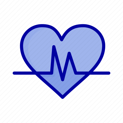 Ecg, heart, heartbeat, pulse icon - Download on Iconfinder