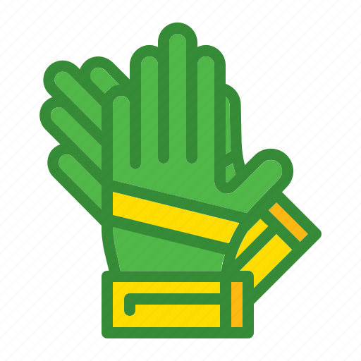 Gloves, goalkeeper, athlete, player, footballer icon - Download on Iconfinder