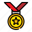 medal, award, winner, champion, trophy 
