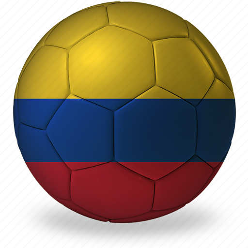 Ball, colombia, commercial, flags, football, game, private icon - Download on Iconfinder