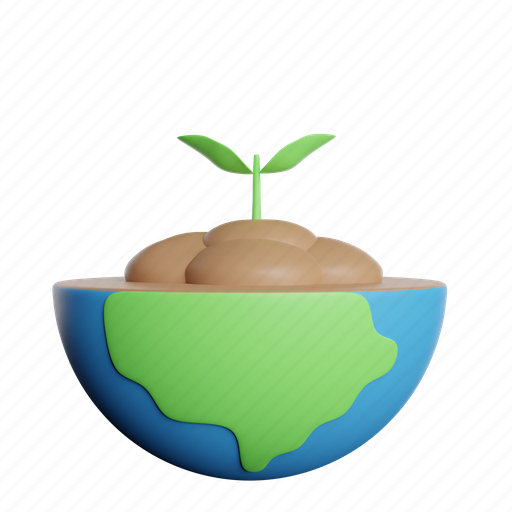 Ecology 3D illustration - Download on Iconfinder