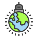 green, earth, bulb, energy, efficient, lighting, led, sustainable, eco