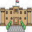 building, landmark, famous, qaitbay, alexandria, egypt, citadel 