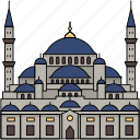building, landmark, famous, turkey, mosque, istanbul, capital