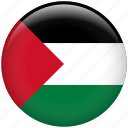 country, flag, palestine, nation